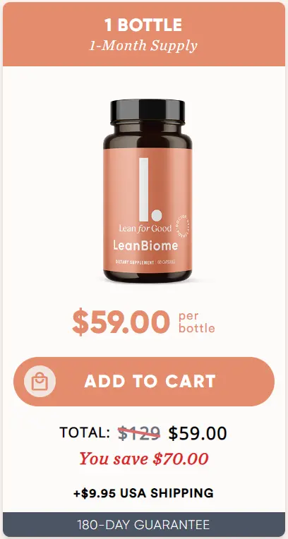 LeanBiome 1 bottle 